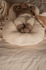 Housse pour coussin sherpa