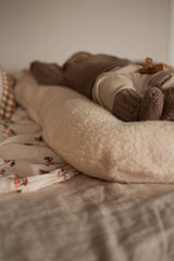 Housse pour coussin sherpa