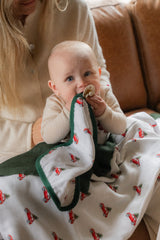 Christmas small blanket pacifier