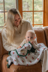 Christmas small blanket pacifier