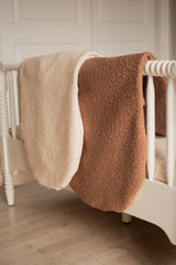 Housse pour coussin sherpa