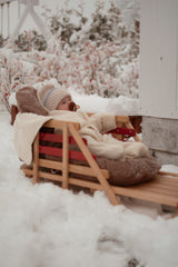 Housse pour coussin sherpa