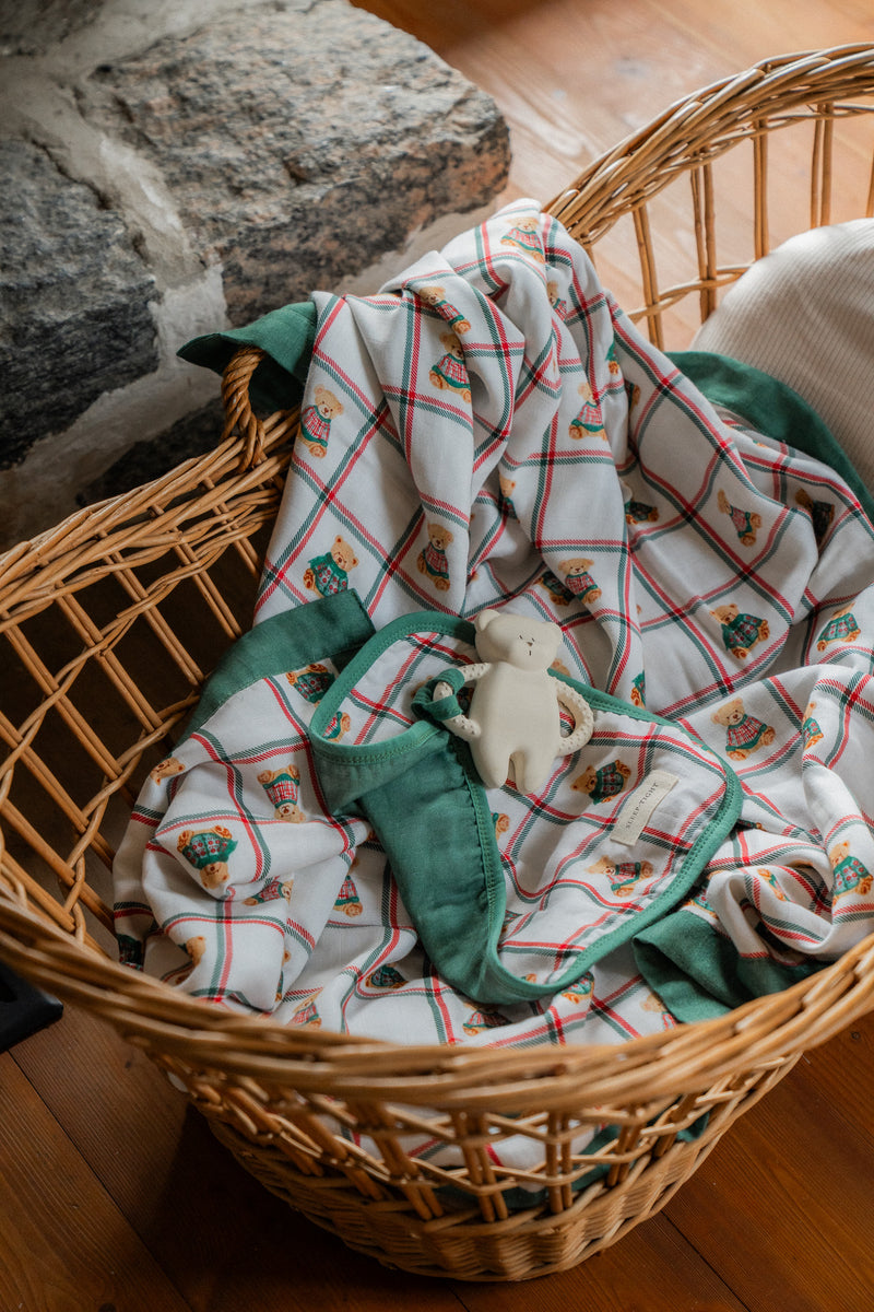 Christmas small blanket pacifier