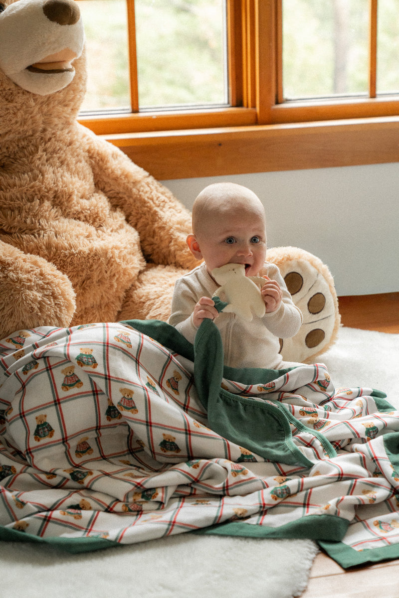Christmas small blanket pacifier