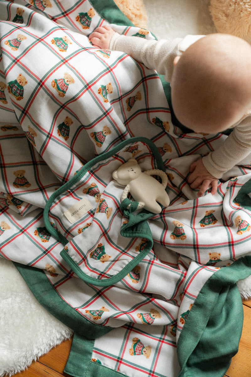 Christmas small blanket pacifier