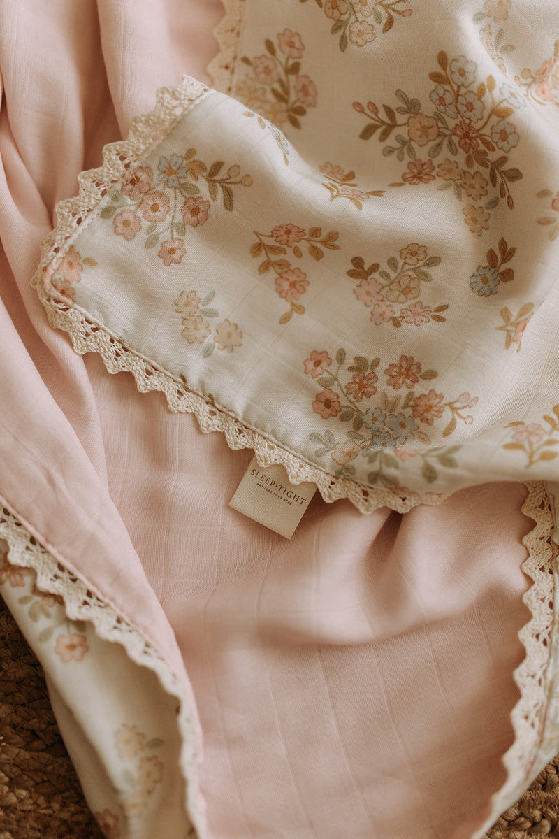 6 layer blanket -  FLOWERS